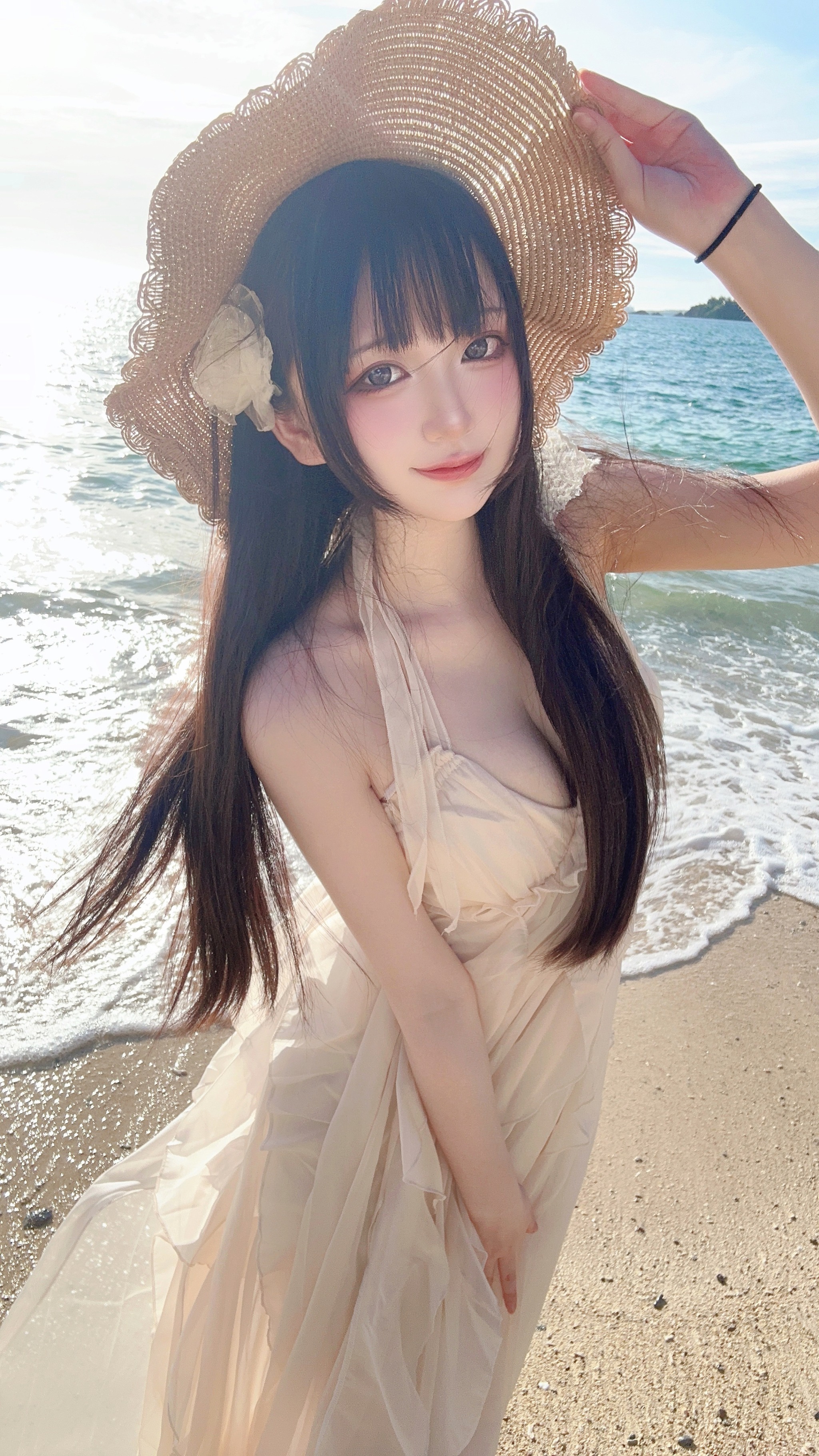 图片[1]-Yuki亭 – NO.034 2024冲绳夏日自拍册 沙滩裙 [32P]-XikXak